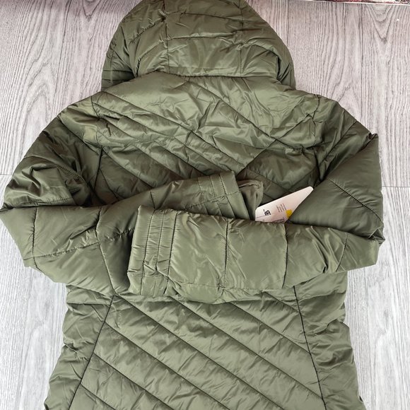 Spyder Women's Siren Long Jacket, Olive, Medium - Picture 2 of 15